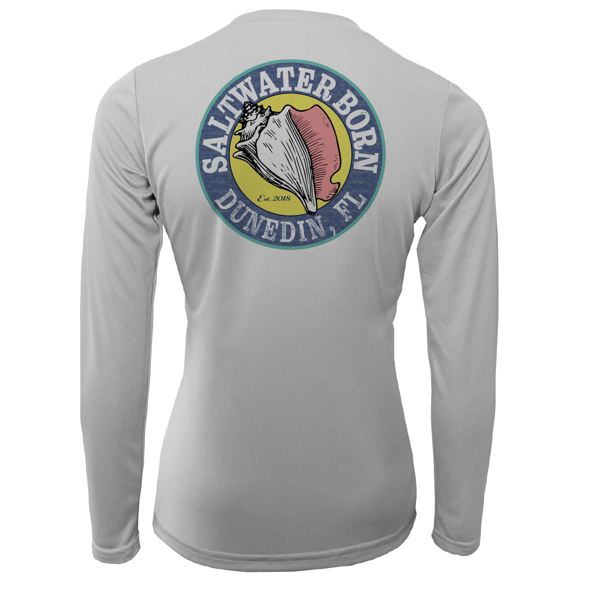 Dunedin, FL "Saltwater Hair Don't Care" Long Sleeve UPF 50+ Dry-Fit Shirt