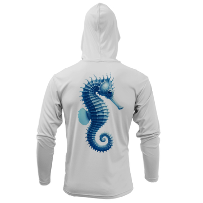 Key West, FL Seahorse Women's Long Sleeve UPF 50+ Dry-Fit Hoodie