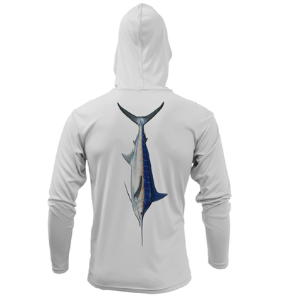 St. Pete Beach, FL Blue Marlin Long Sleeve UPF 50+ Dry-Fit Hoodie