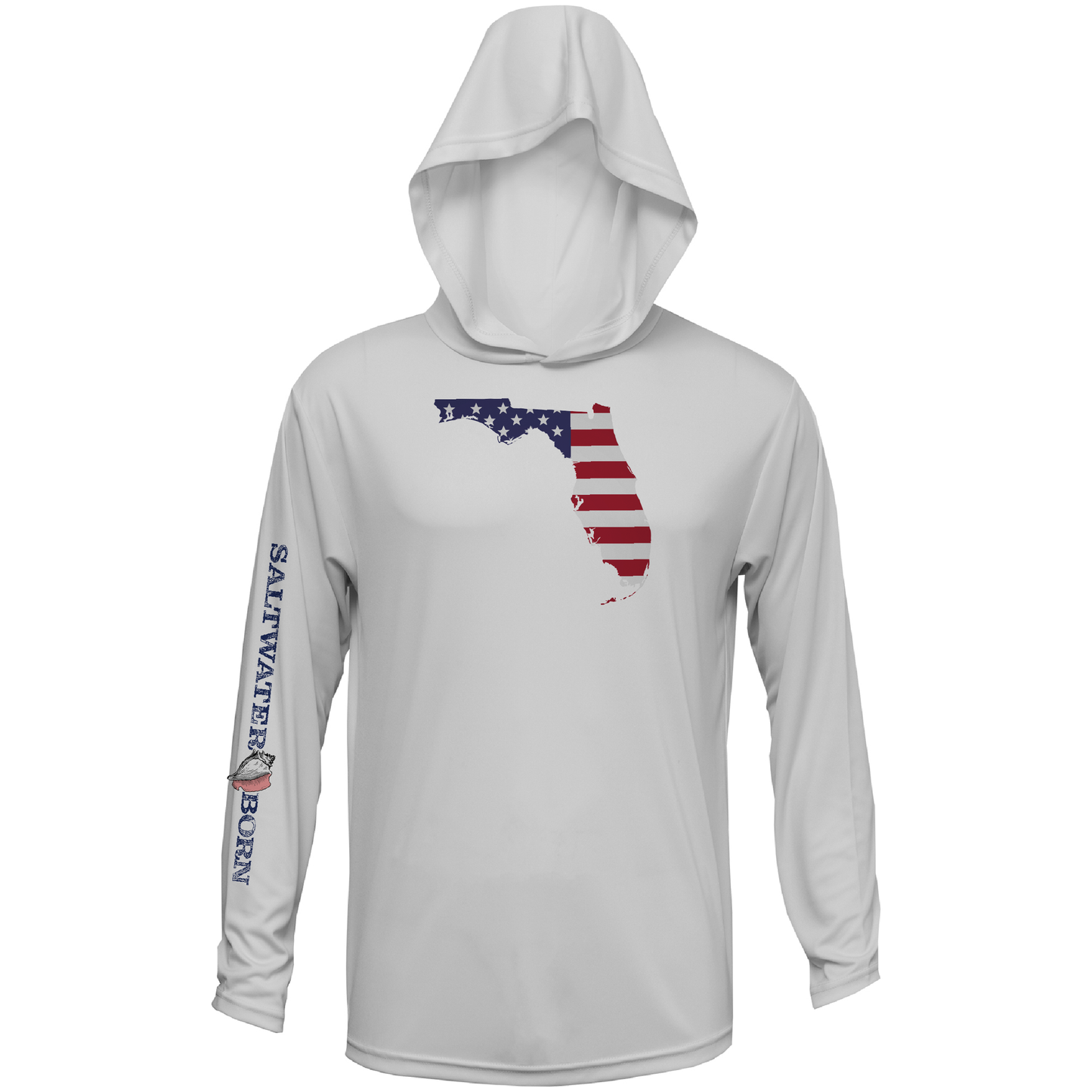Florida USA Long Sleeve UPF 50+ Dry-Fit Hoodie