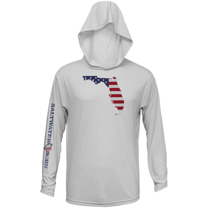 Florida USA Long Sleeve UPF 50+ Dry-Fit Hoodie