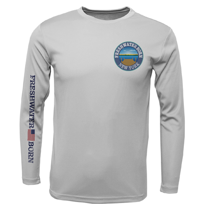 New York Freshwater Born "Surrender The Booty" Men's Long Sleeve UPF 50+ Dry-Fit Shirt