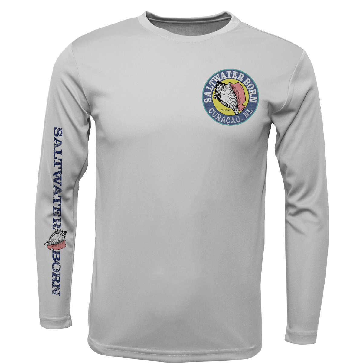 Curaçao, Netherlands Kraken Long Sleeve UPF 50+ Dry-Fit Shirt