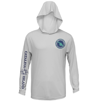Avalon, CA Turtle Men's Long Sleeve UPF 50+ Dry-Fit Hoodie