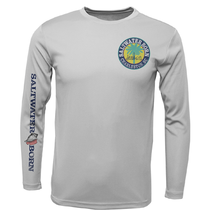 Charleston, SC Kraken Palmetto Logo Men's Long Sleeve UPF 50+ Dry-Fit Shirt