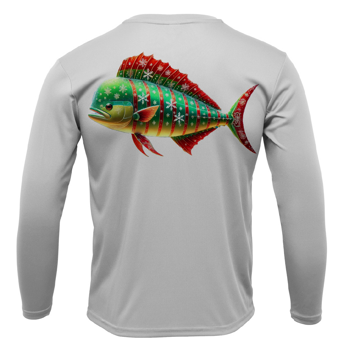 Christmas Mahi Men's Long Sleeve UPF 50+ Dry-Fit Shirt