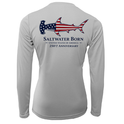 250th Anniversary Hammerhead Women's Long Sleeve UPF 50+ Dry-Fit Shirt