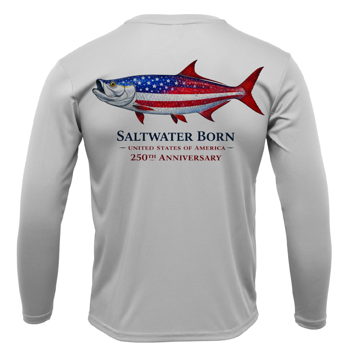 250th Anniversary Action Tarpon Men's Long Sleeve UPF 50+ Dry-Fit Shirt