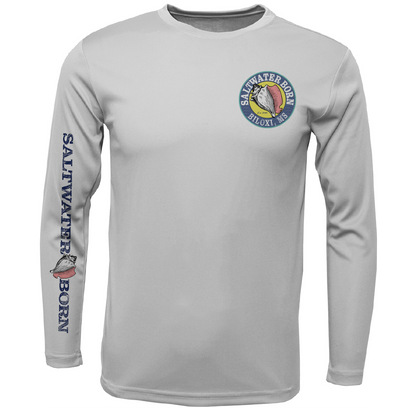 Biloxi, MS Redfish Boy's Long Sleeve UPF 50+ Dry-Fit Shirt