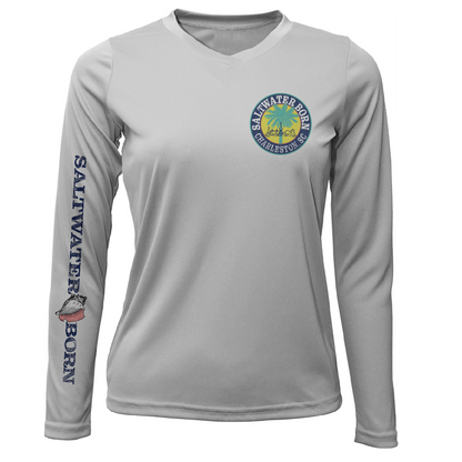 Charleston, SC Kraken Palmetto Logo Women's Long Sleeve UPF 50+ Dry-Fit Shirt