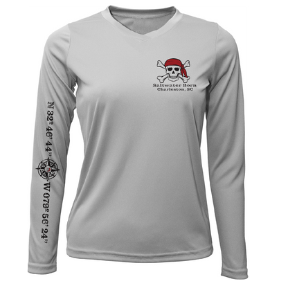 Charleston, SC "All For Rum and Rum For All" Women's Long Sleeve UPF 50+ Dry-Fit Shirt