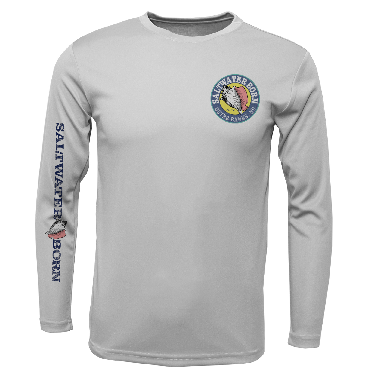 Outer Banks, NC Beach Jeep Men's Long Sleeve UPF 50+ Dry-Fit Shirt