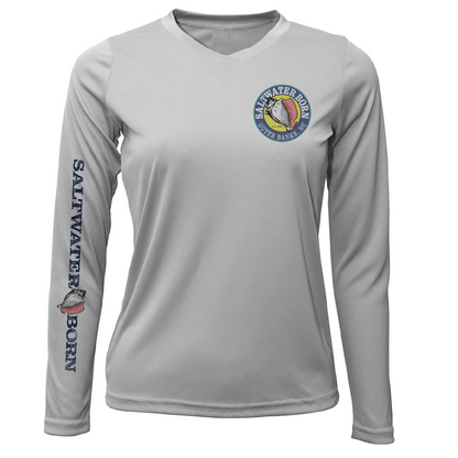Outer Banks, NC Beach Jeep Women's Long Sleeve UPF 50+ Dry-Fit Shirt