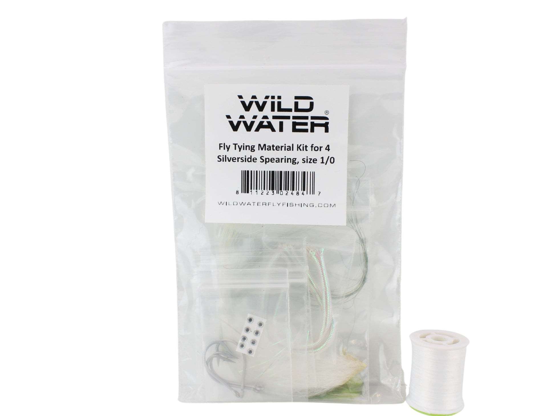 Wild Water Fly Fishing Fly Tying Material Kit, Silverside Spearing | SendIt Sailing