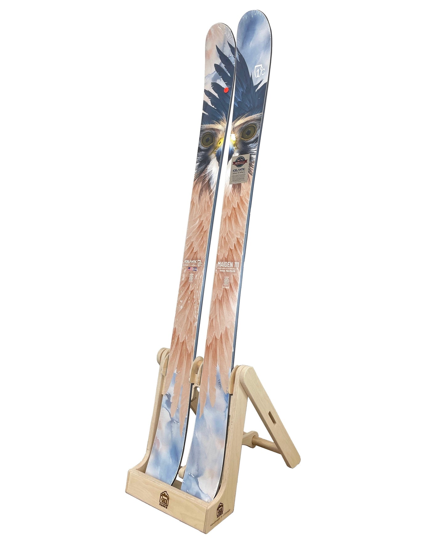 THE STASH ski display stand