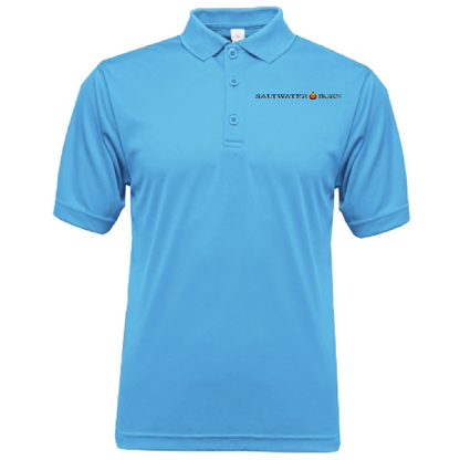 Dead Men Fish Still Men's Short Sleeve UPF 50+ Dry-Fit Polo
