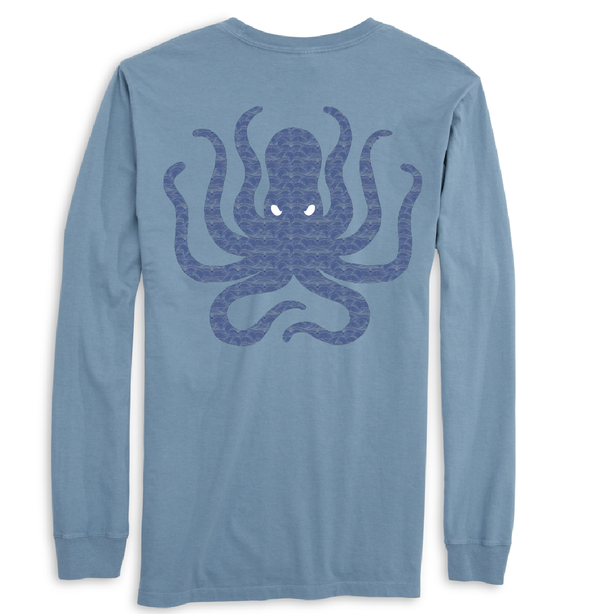 New York Freshwater Born Kraken Men's Cotton Long Sleeve Shirt