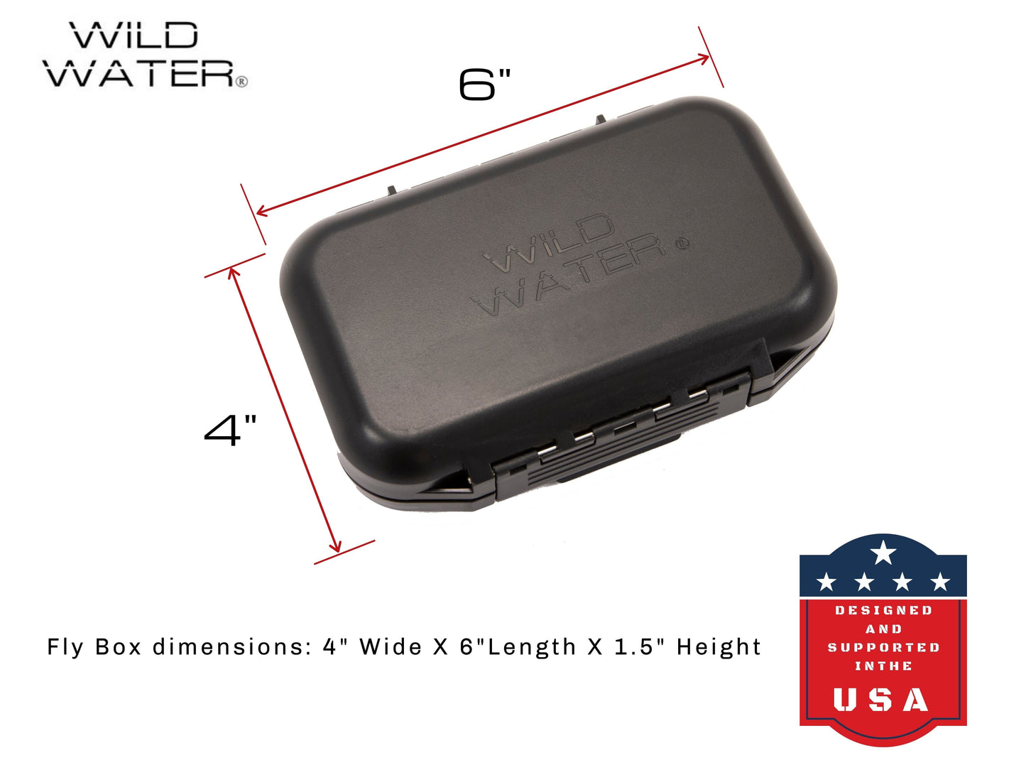 Wild Water Fly Fishing Small Foam Insert Fly Box | SendIt Sailing