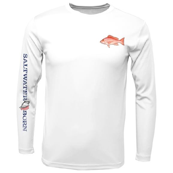 Clean Snapper Long Sleeve UPF 50+ Dry-Fit Shirt