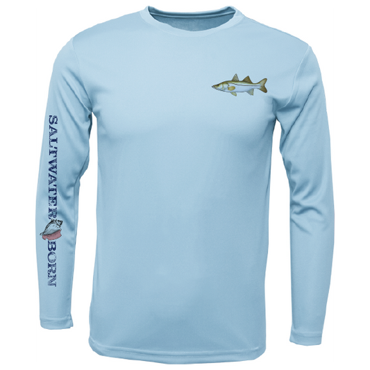 Snook on Chest Long Sleeve UPF 50+ Dry-Fit Shirt