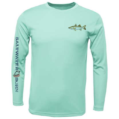 Snook on Chest Long Sleeve UPF 50+ Dry-Fit Shirt