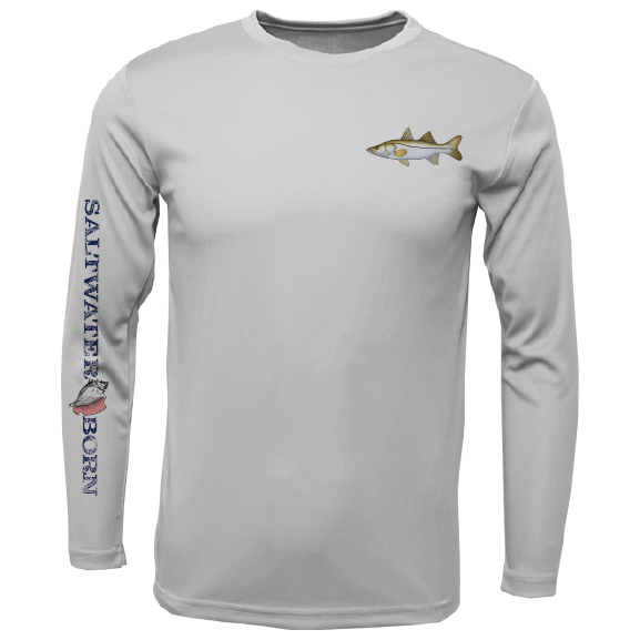 Snook on Chest Long Sleeve UPF 50+ Dry-Fit Shirt