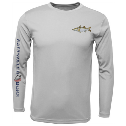 Snook on Chest Long Sleeve UPF 50+ Dry-Fit Shirt