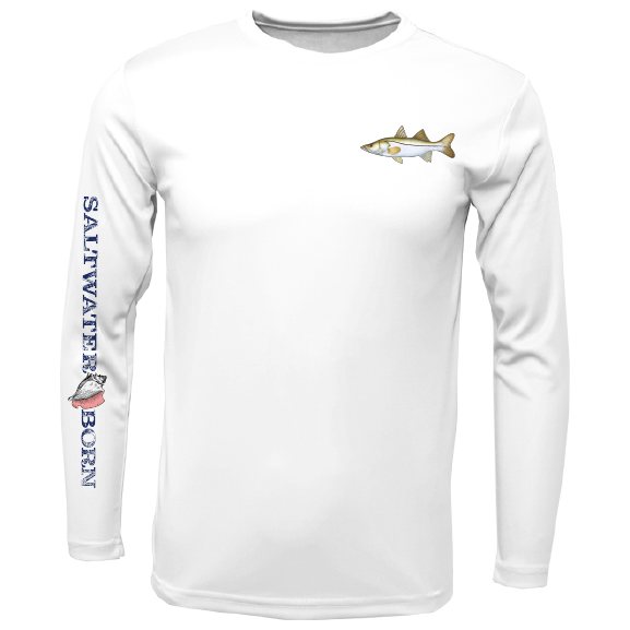 Snook on Chest Long Sleeve UPF 50+ Dry-Fit Shirt