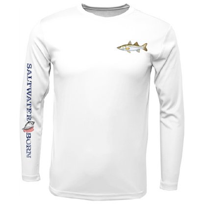 SK Snook on Chest Long Sleeve UPF 50+ Dry-Fit Shirt