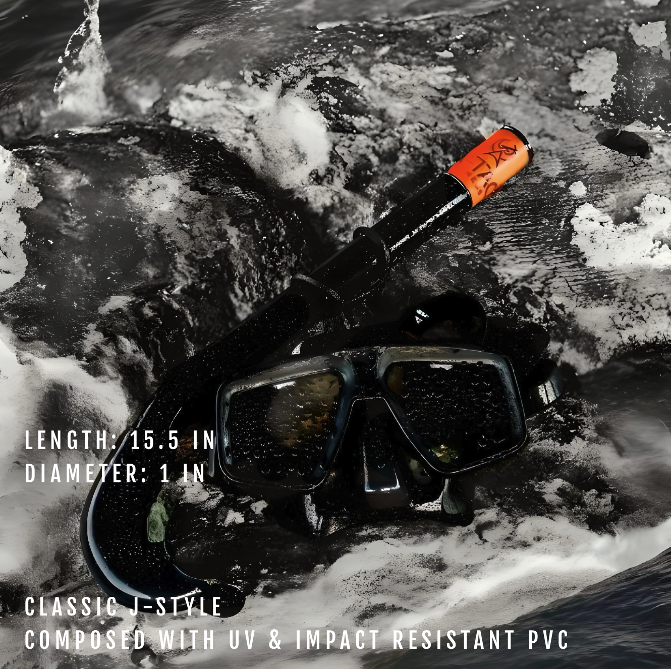 ATACLETE Low-Volume BUDS Twin Lens Dive Mask & Snorkel Combo