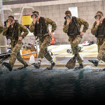 USAF Spec-War Dive Mask and Snorkel Combo