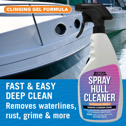 Spray Hull Cleaner Clinging Gel Formula