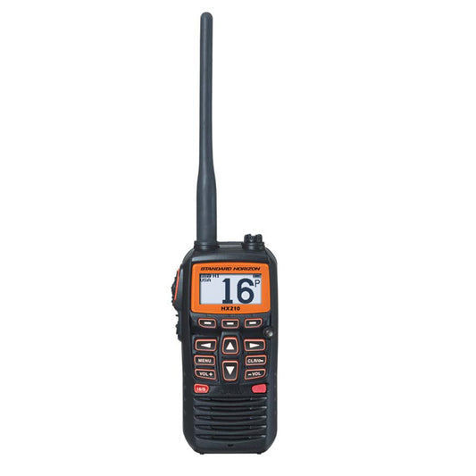 Standard Horizon HX210 6W Floating Handheld Marine VHF Transceiver | SendIt Sailing