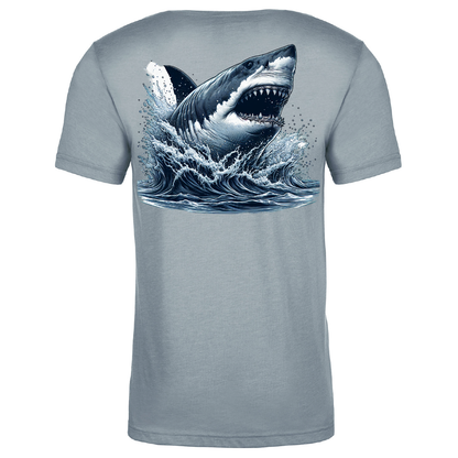 Cape Cod, MA Jaws Men's Soft Tee