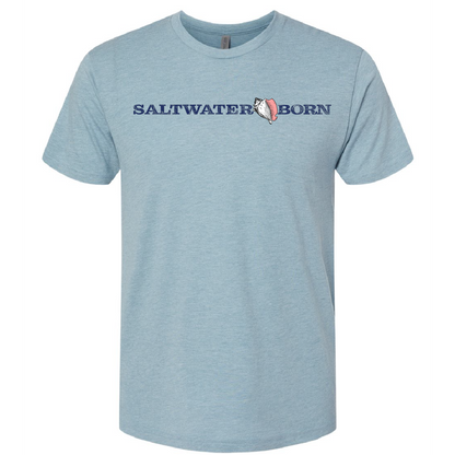 Saltwater Born Outer Banks, NC Lighthouse Triblend Tee