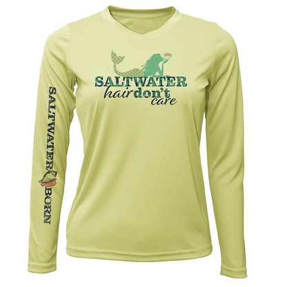 Stuart "Saltwater Hair...Don't Care" Long Sleeve UPF 50+ Dry-Fit Shirt