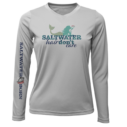 Stuart "Saltwater Hair...Don't Care" Long Sleeve UPF 50+ Dry-Fit Shirt