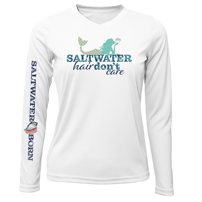 Stuart "Saltwater Hair...Don't Care" Long Sleeve UPF 50+ Dry-Fit Shirt