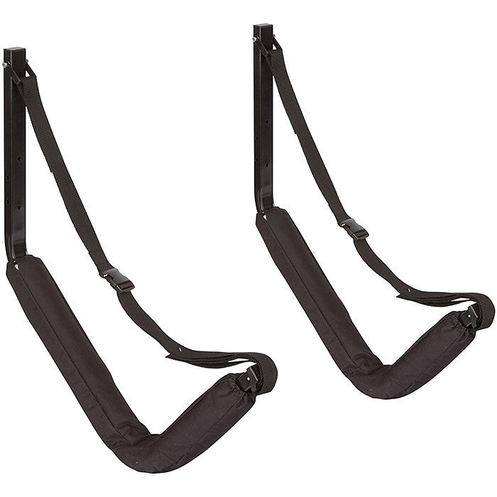 Indoor-Outdoor Kayak Wall Rack | Marine Grade | Holds 125 or 150 lbs