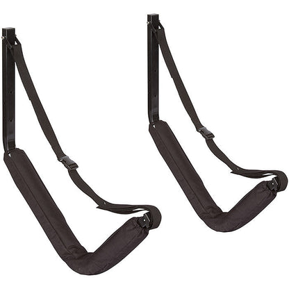 Indoor-Outdoor Kayak Wall Rack | Marine Grade | Holds 125 or 150 lbs