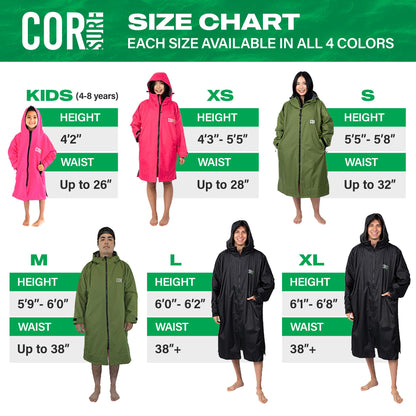 Waterproof Swim Parka | XS-XL (Black)