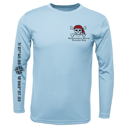 Tampa Bay, FL Blackbeard Men's Long Sleeve UPF 50+ Dry-Fit Shirt