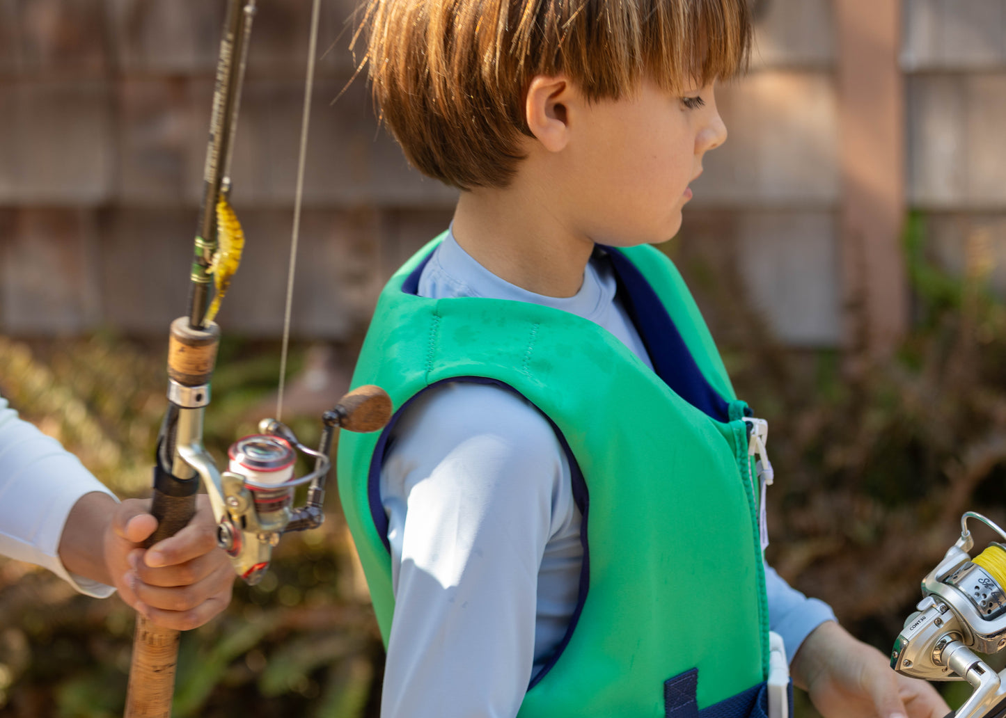 Green USCG Life Jacket (50-90 lbs)