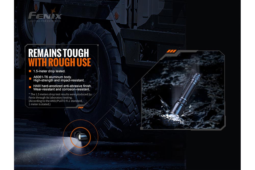 Fenix TK20R V2.0 Rechargeable Flashlight with FREE T5 Tactical Pen (optional)