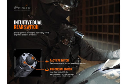 Fenix TK20R V2.0 Rechargeable Flashlight | 3000 lumens