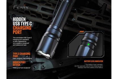 Fenix TK20R V2.0 Rechargeable Flashlight | 3000 lumens
