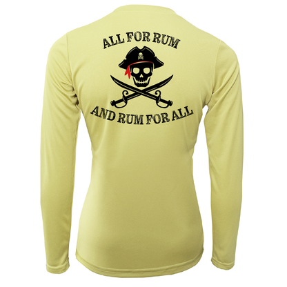 Tampa Bay "All for Rum and Rum For All" Women's Long Sleeve UPF 50+ Dry-Fit Shirt