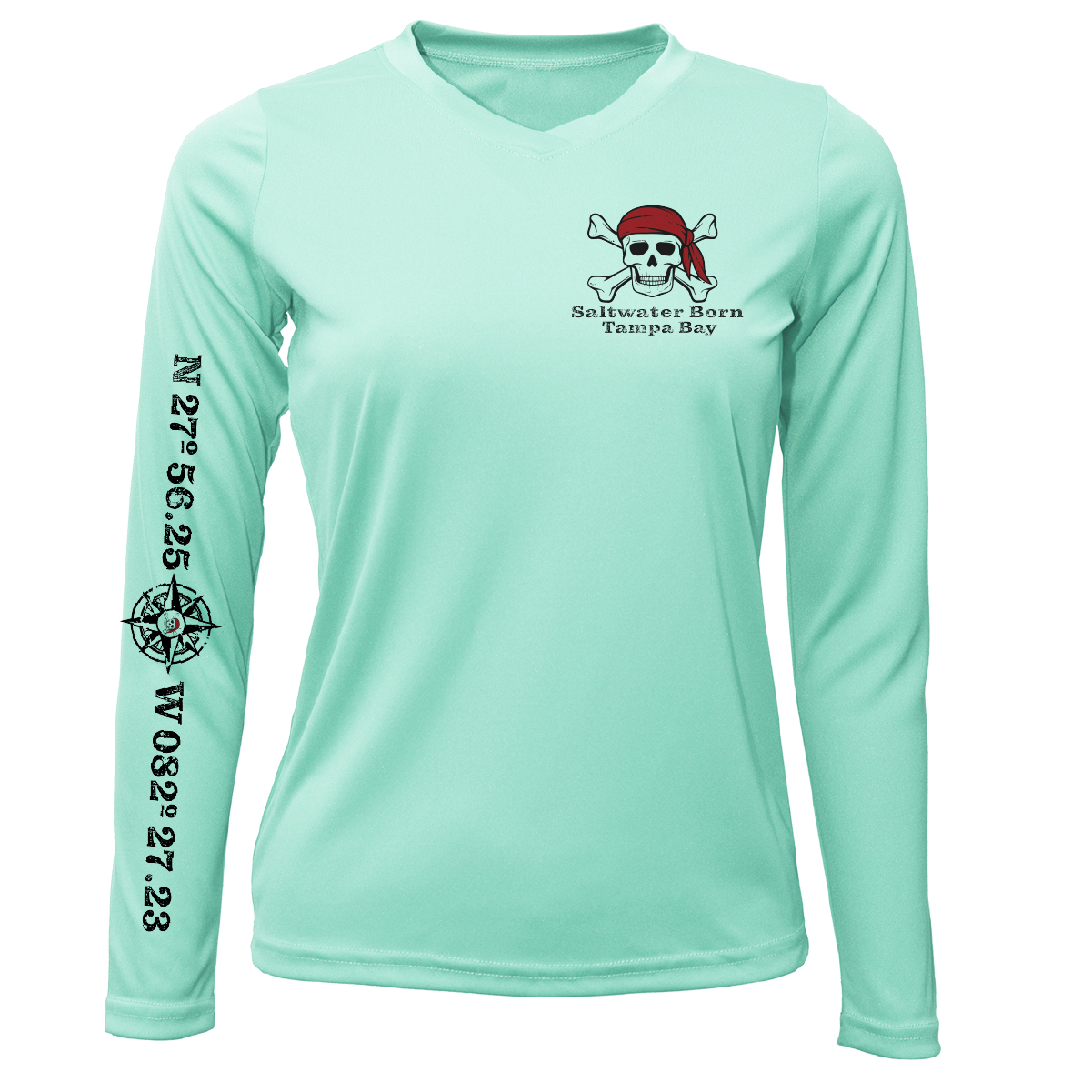 Tampa Bay "All for Rum and Rum For All" Women's Long Sleeve UPF 50+ Dry-Fit Shirt