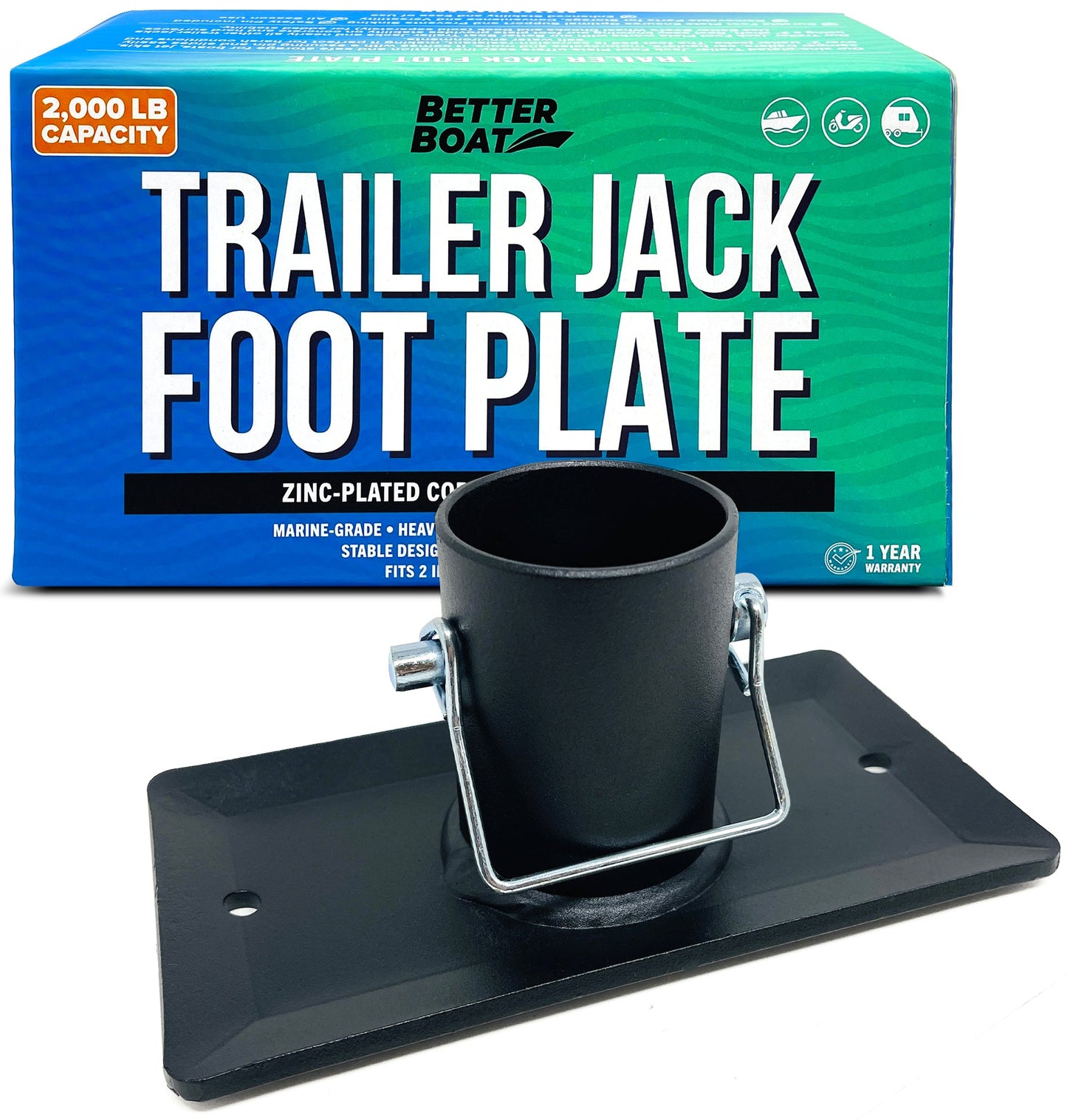 Trailer Jack Foot Plate