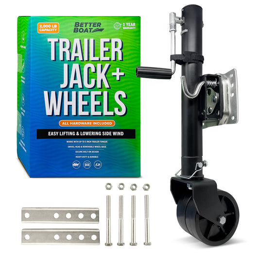 Trailer Jack and Wheel